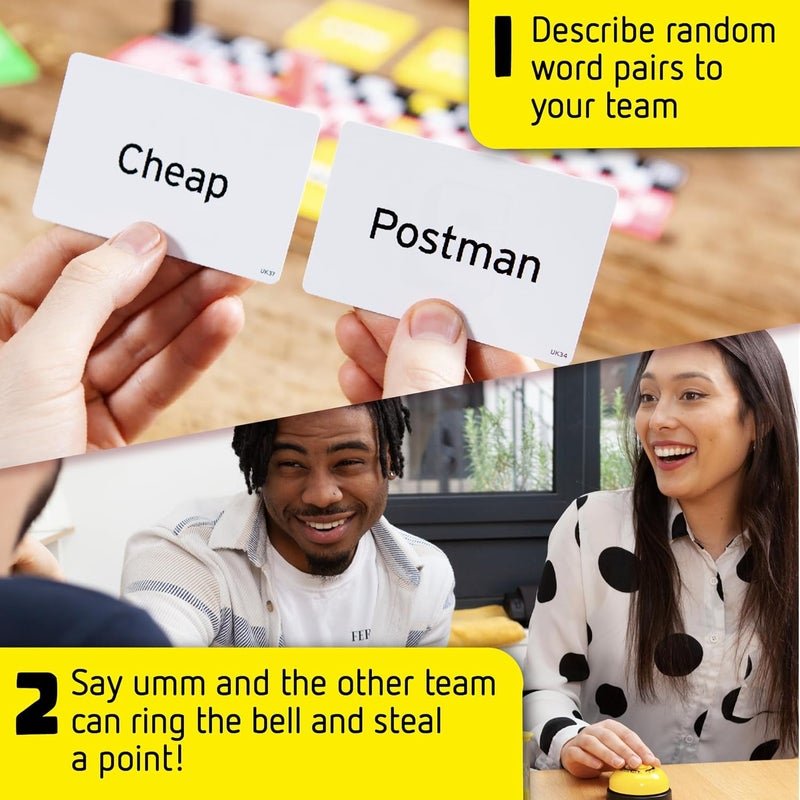 BIG POTATO You Can't Say UMM… : A Party Game for Family and Adults, Fast-Paced Family Word Game, Must Have for Game Night- For 4-12 Players - Image 4